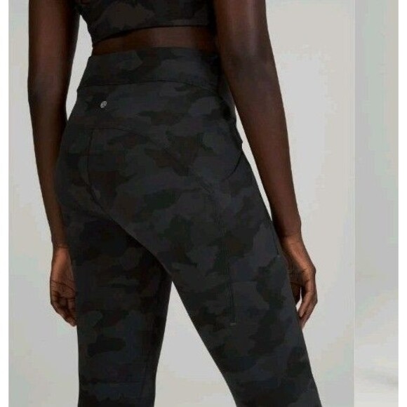 Lululemon Align High Crop Leggings Camo Size 10 - Picture 1 of 8